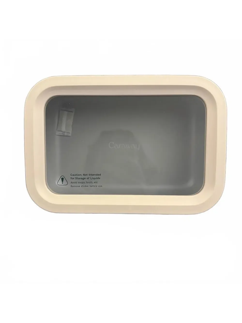 Caraway 14-Piece Glass Food Storage Container Set with Organizers in Cream